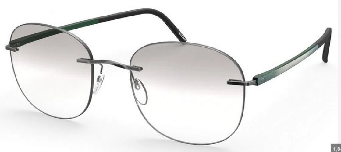 Silhouette The Wave Color Groove Demo Rimless 5567 Eyeglasses - view 110